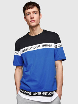 Color Block Print T-Shirt