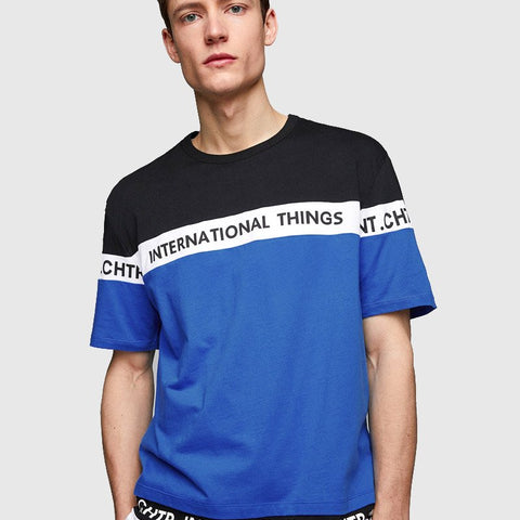 Color Block Print T-Shirt