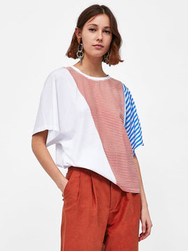 Contrasting Stripes Top