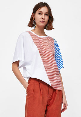 Contrasting Stripes Top
