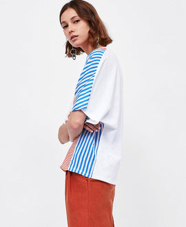 Contrasting Stripes Top