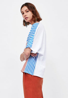 Contrasting Stripes Top